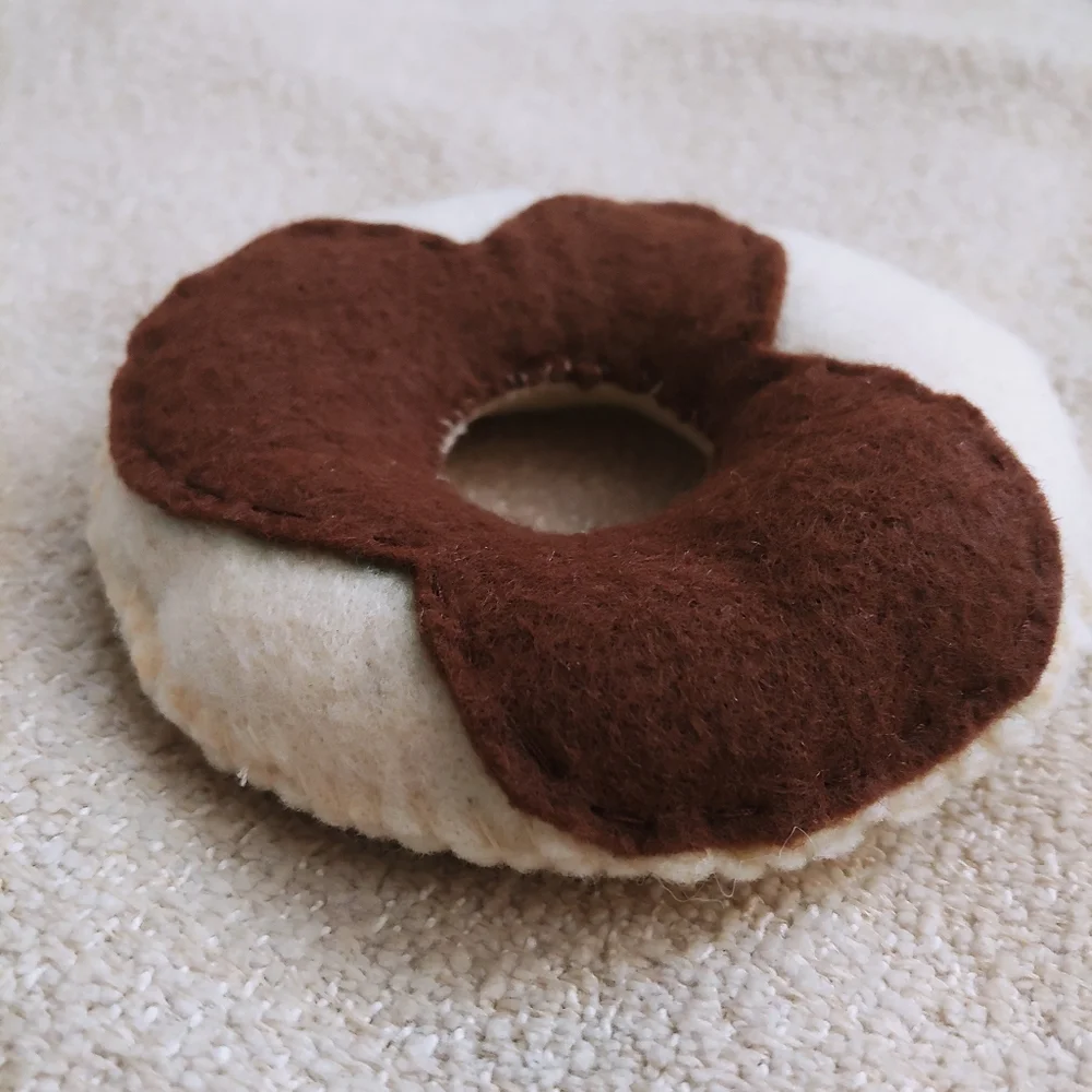 Chocolate Donut Cat Toy